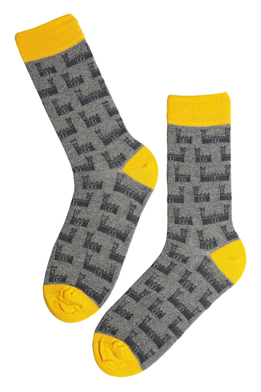 FORTRESS grey cotton socks
