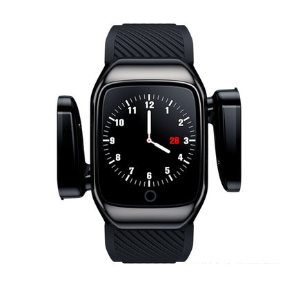 2 in 1 Compact Smart Fit Watch And Bluetooth Earpods