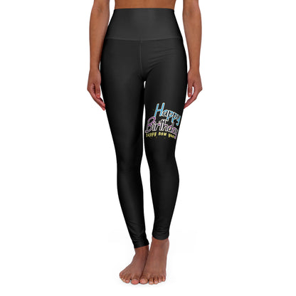 High Waisted Yoga Leggings (AOP)