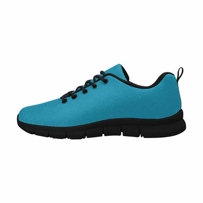 Uniquely You Sneakers for Men, Blue Green Running Shoes