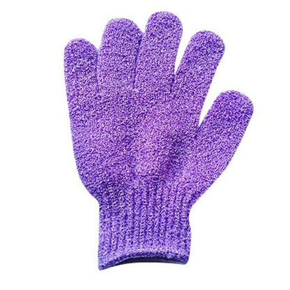 1PairShower Gloves Exfoliating Wash Skin Spa Bath