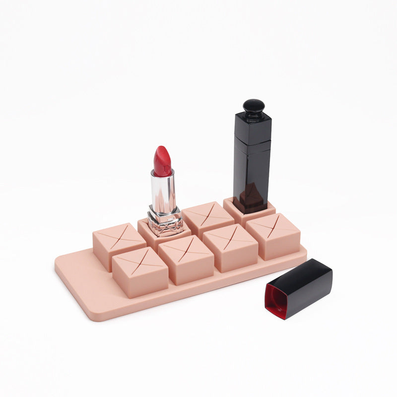 Creative Cosmetic Chocolate Shape Lipstick Makeup Organizer