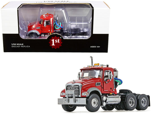 Mack Granite MP Engine Series Truck Tractor Red 1/50 Diecast Model by