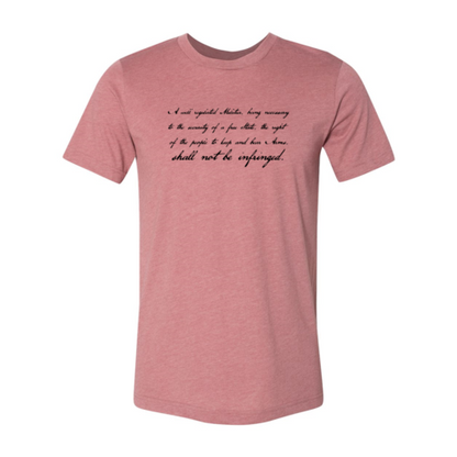 2nd Amendment Preamble Shirt