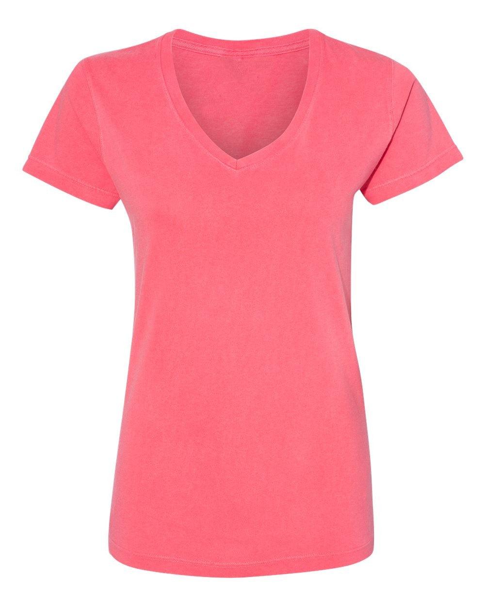 6-Pack Women's Short Sleeve V-Neck T Shirts