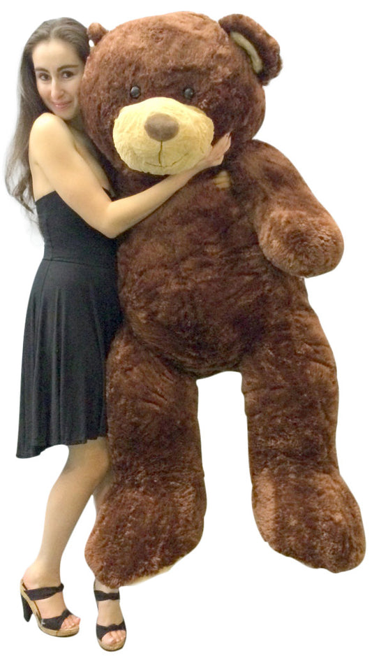 5 Foot Teddy Bear Soft Brown Premium Giant Stuffed Animal 60 Inch