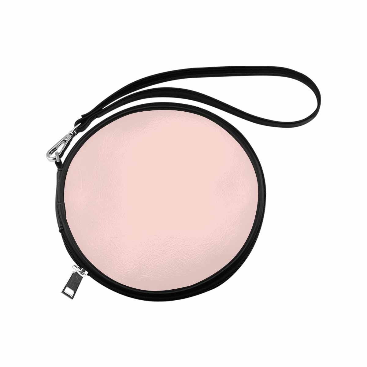 Uniquely You Womens Round Handbag / Scallop Seashell Pink