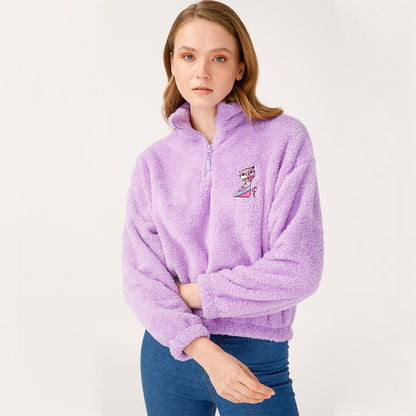 Biggdesign Owl and City Sweaters for Women,  Crewneck Sweatshirt