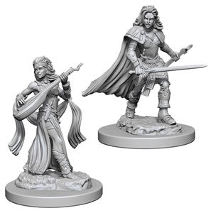 Pathfinder Deep Cuts Miniaturess of Human Female Bard W4