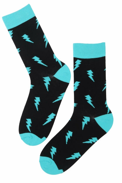 BOLT cotton socks with lightning bolts