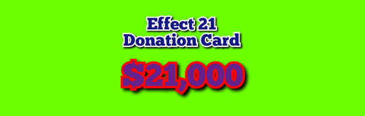 Donation Card $21,000.00