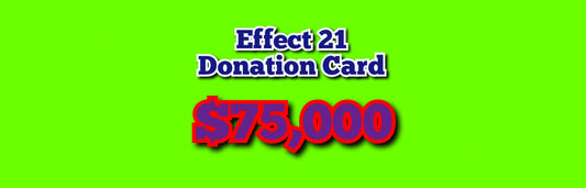Donation Card $75,000.00