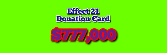 Donation Card $777,000.00
