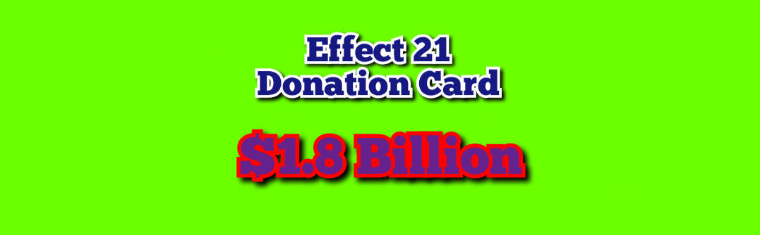 Donation Card $1.8 Billion