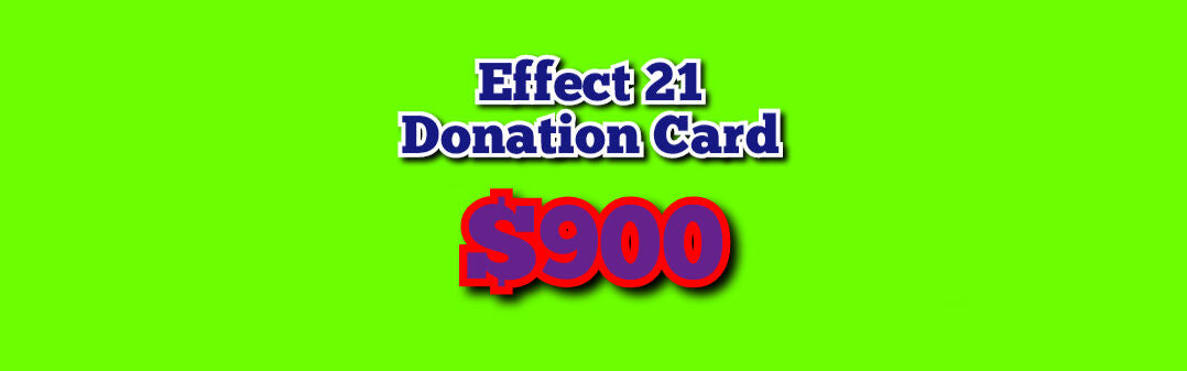 Donation Card $ 900.00