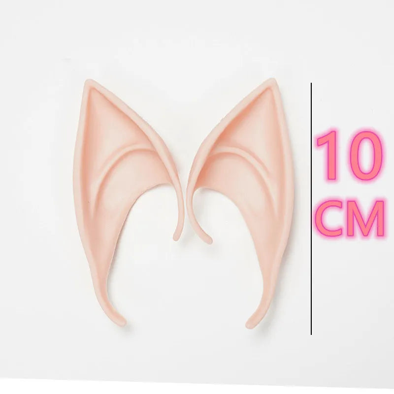 1Pairs Of Party Decor Latex Ears Fairy Cosplay Costume Accessories Angel Elf Ears Photo Props Adult Girl Halloween Party Props.