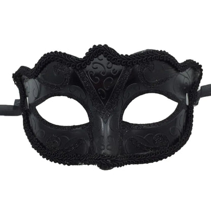 1 Piece Masquerade Tiara Halloween Sexy Eye Mask for Women Men Fancy Dress Mardi Gras Carnival Dress Costume Party Supplies