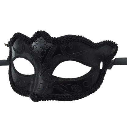 1 Piece Masquerade Tiara Halloween Sexy Eye Mask for Women Men Fancy Dress Mardi Gras Carnival Dress Costume Party Supplies