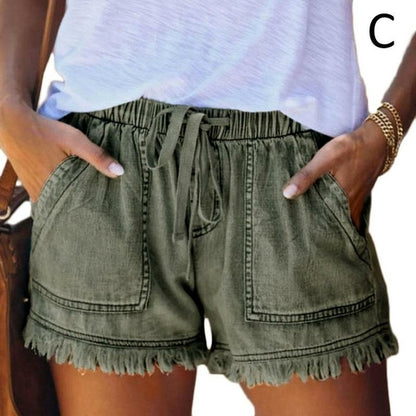 High Waisted Shorts Jeans Plus Size Denim Shorts