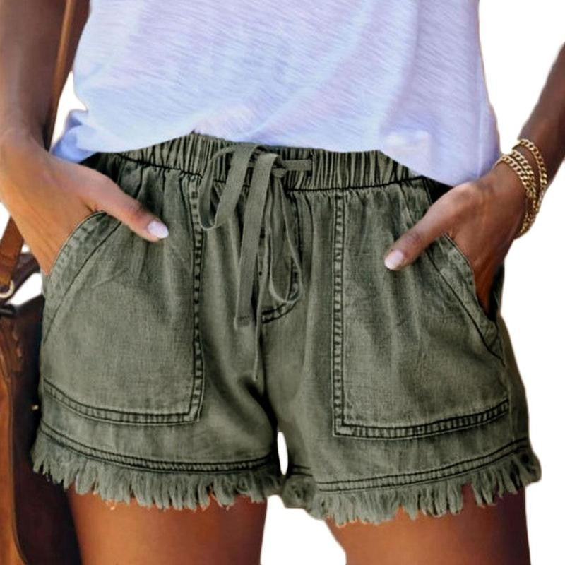 High Waisted Shorts Jeans Plus Size Denim Shorts