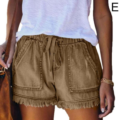 High Waisted Shorts Jeans Plus Size Denim Shorts