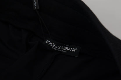 Dolce & Gabbana Black DG Print Mens Jogger Pants