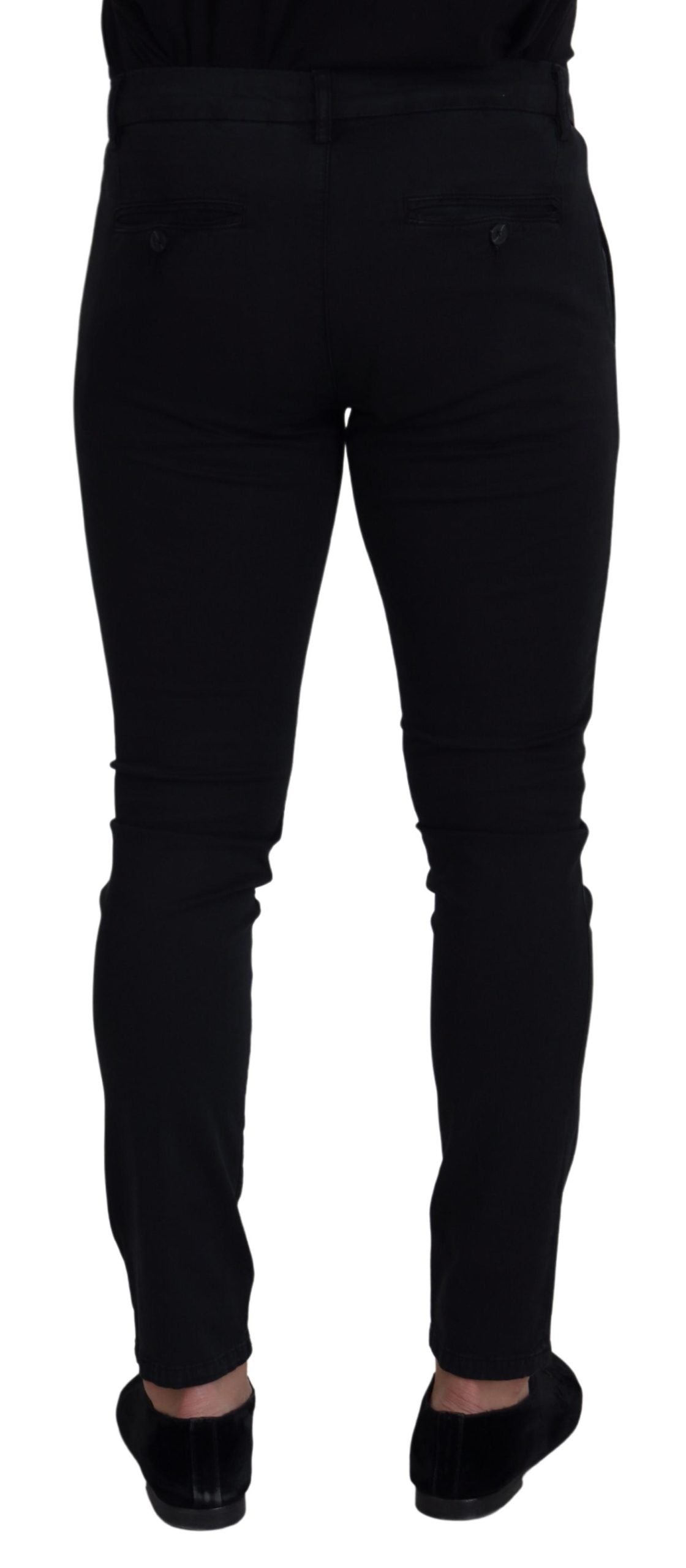 Antony Morato Black Mens Low Waist Slim Fit Pants