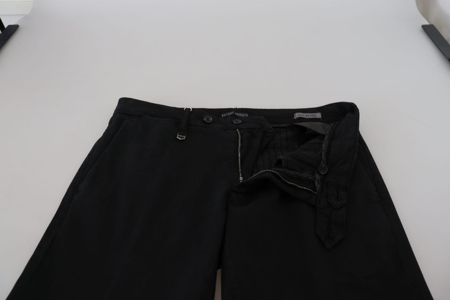 Antony Morato Black Mens Low Waist Slim Fit Pants