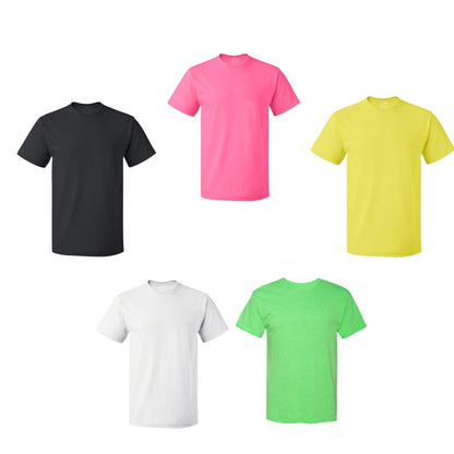 5-Pack Women's Short Sleeve Crew Neck T Shirts