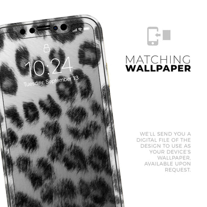 Real Snow Leopard Hide // Skin-Kit compatible with the Apple iPhone