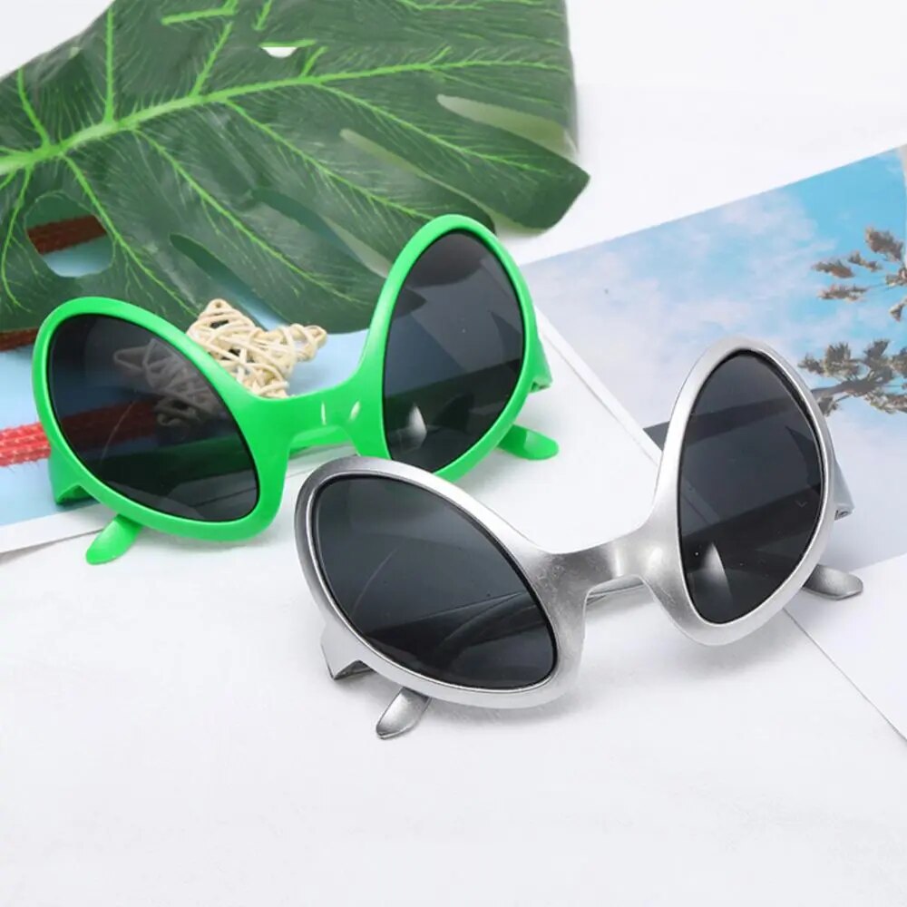 1pc Fashion Aliens Costume Glasses Rainbow Lenses ET Sunglasses Halloween Party Props Favors Accessories For Adults Kid