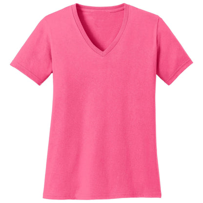 6-Pack Women's Short Sleeve V-Neck T Shirts