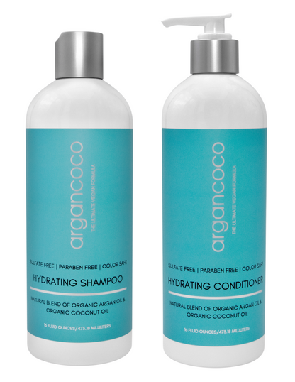 Hydrating Shampoo + Conditioner *bundle* by ArganCoco