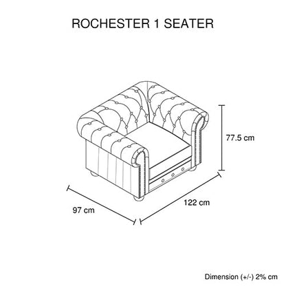 3+2+1 Seater Genuine Leather Upholstery Deep Quilting Pocket Spring