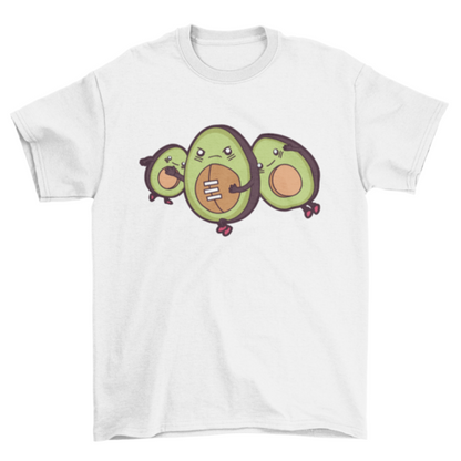 Avocado football t-shirt