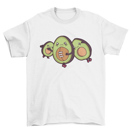 Avocado football t-shirt