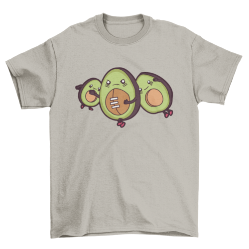 Avocado football t-shirt