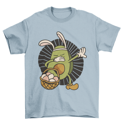 Dabbing avocado easter eggs t-shirt