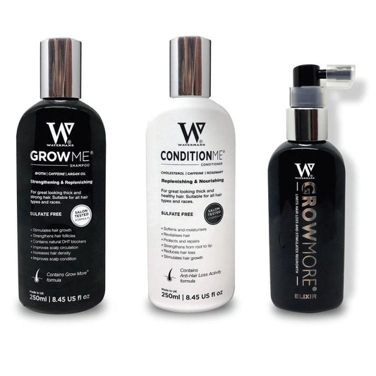 Watermans Grow Me Shampoo Conditioner Elixir Pack Full Hair Growth