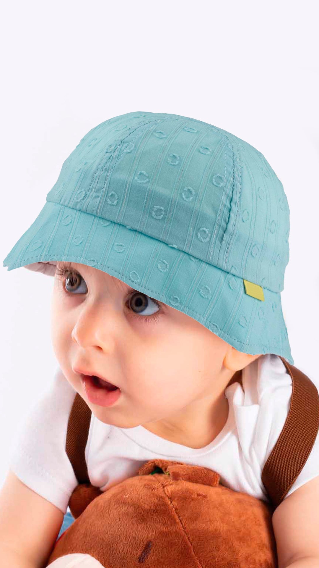 Modern Circled Pattern Old-Baby Maxi Hat 1-3 Years