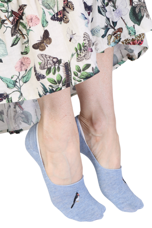 BULLFINCH blue low-cut socks
