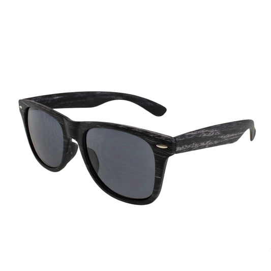 MQ Lafayette Sunglasses in Faux Blackwood / Smoke
