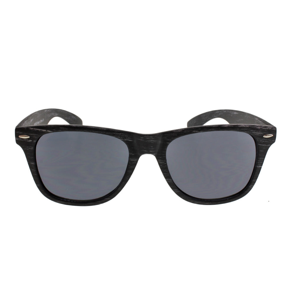 MQ Lafayette Sunglasses in Faux Blackwood / Smoke