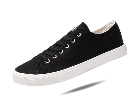 Fear0 NJ Retro Black/White Skateboard Men Canvas Shoes Sneakers