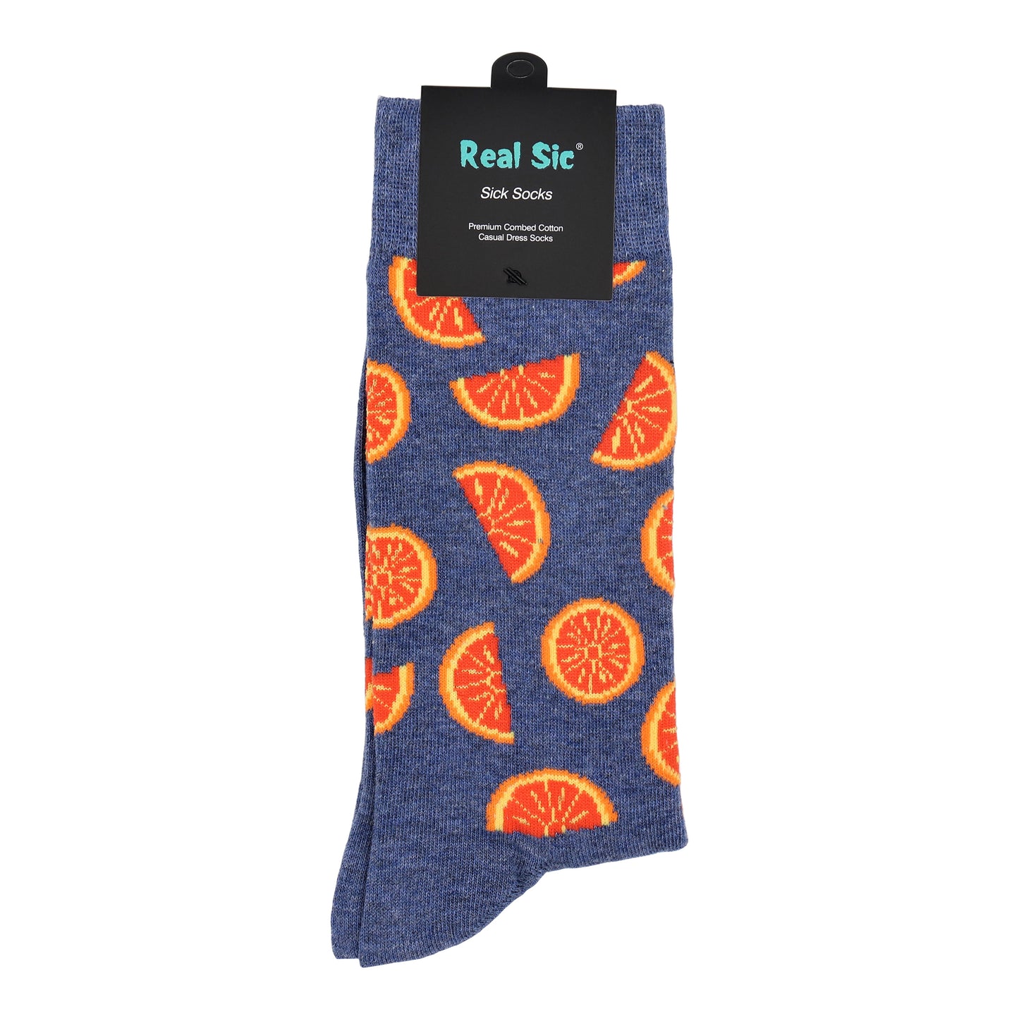 Sick Socks – Orange – Down on the Farm Socks For Men and Women