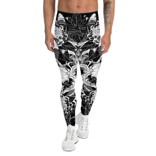 Koi Fish Tattoo Leggings for Men