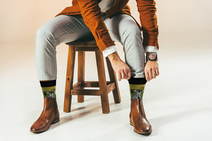 Casual Designer Trending Animal Socks - Zebra - for Men and Women