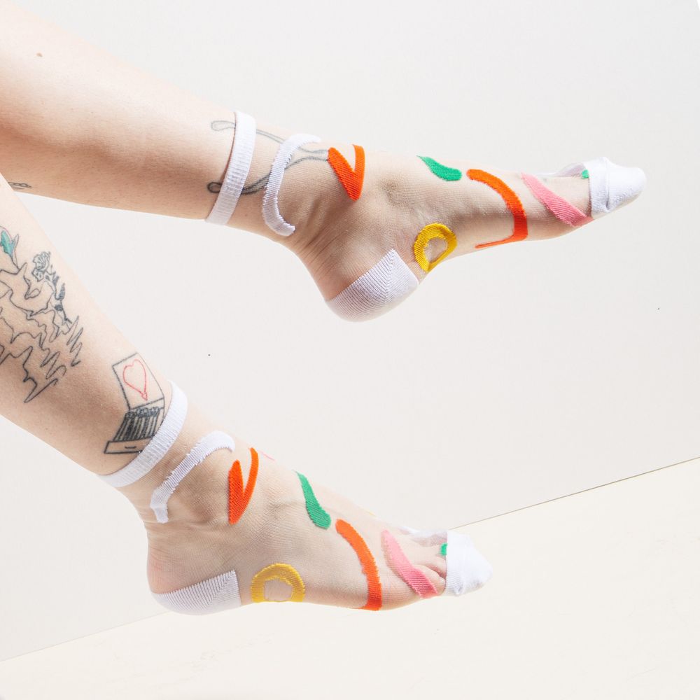 Sheer Fashion Socks