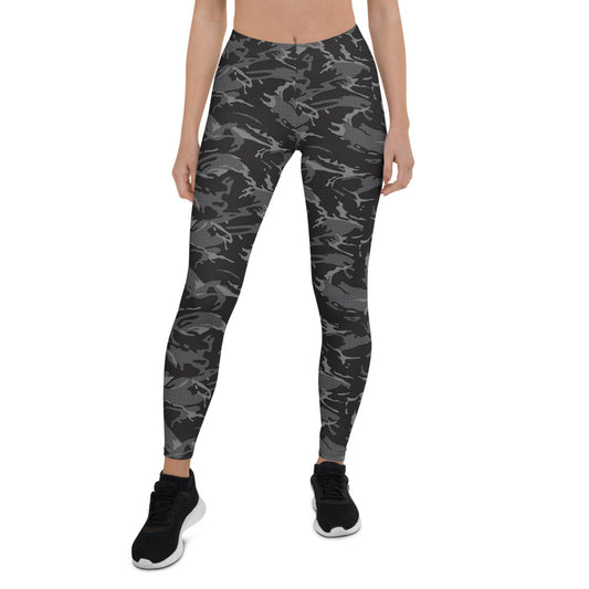 Womens Black Camo Leggings