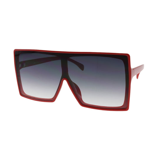 MQ Alva Sunglasses in Red / Smoke